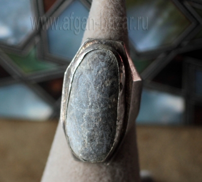 Афганский перстень с речной галькой (Kuchi Tribal Ring) Афганистан или Пакистан, 20 в. Афганский перстень с речной галькой (Kuchi Tribal Ring) Афганистан или Пакистан,