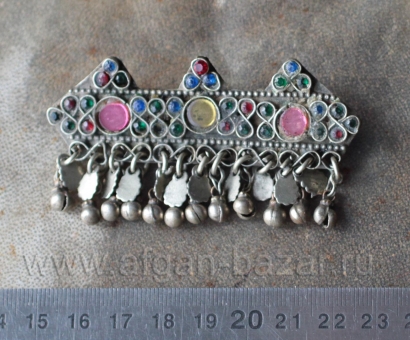Заколка для волос - племенные украшения Кучи (Tribal Kuchi Jewelry. Афганистан и