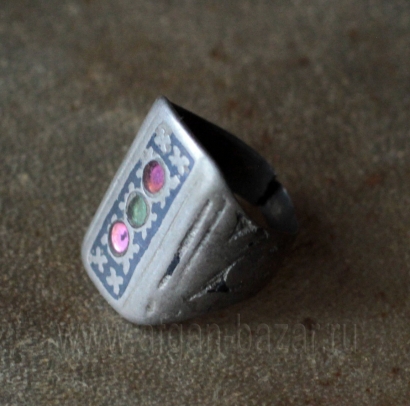Афганское племенное кольцо (Kuchi Tribal Ring). Афганистан или Пакистан, народно