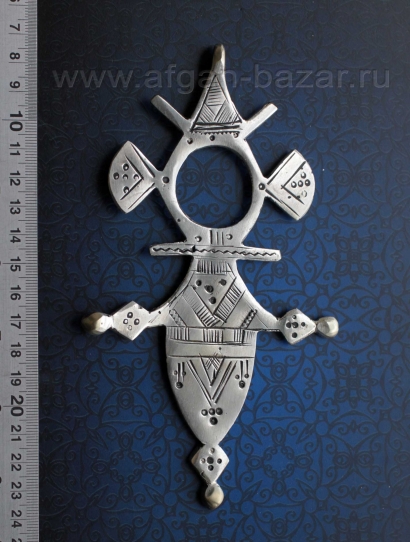 Массивный туарегский амулет Agades cross. Марокко, современная работа