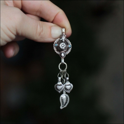 Авторские украшения. Подвеска ручной работы.