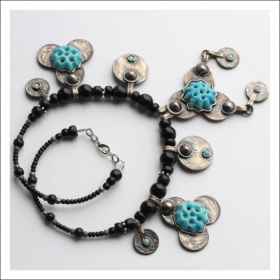 Авторские украшения. Колье ручной работы.