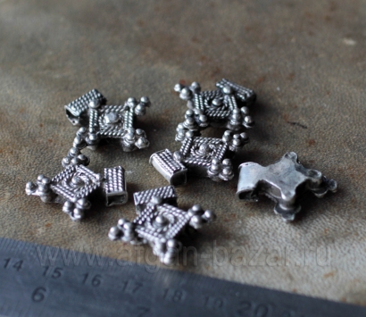 Марокканская подвеска-амулет "Богдад" (Boghdad) - Moroccan Berber Ethnic Tribal Cross Pendant-Bead "Boghdad" or"Boghdadya" Марокканская подвеска-амулет "Богдад" (Boghdad)