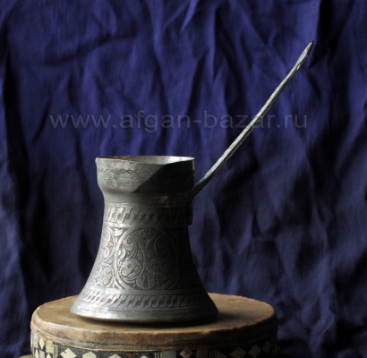 Винтажная турка для кофе (Джезва). Турция, Газиантеп, 20 в.