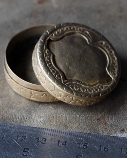 Коробочка для насвая (нас, нос). Афганистан (Газни), 20 в.