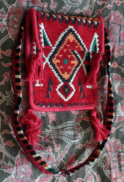 Сумка в туркменском стиле. Стамбул, производство - афганские туркмены, современн