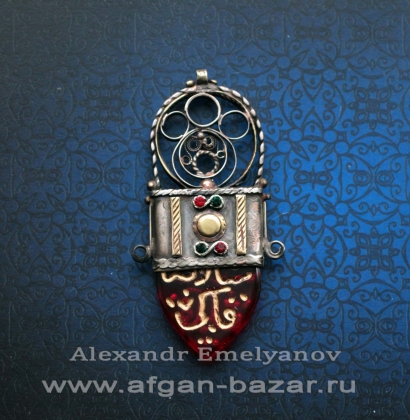 Кулон в виде туарегского амулета "Ин Галл". Автор - Емельянов Александр
