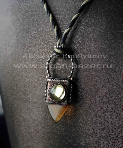 Кулон в виде туарегского амулета "Ин Галл". Автор - Емельянов Александр