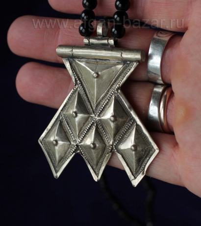 Туарегский амулет Хамса (Khamsa, Khomissar) Западная Сахара, Марокко или Маврита