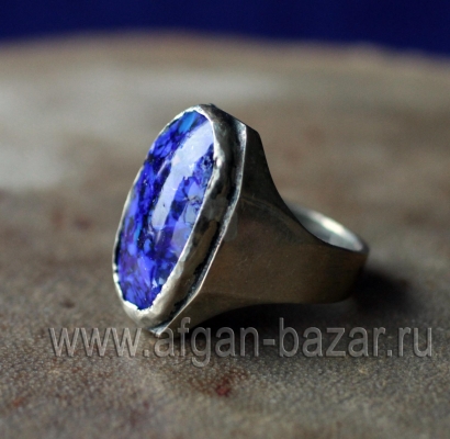 Александр Емельянов. Перстень "Лазурит"- авторская переработка афганского этнического украшения Александр Емельянов. Перстень "Лазурит"- авторская переработка афганского этниче
