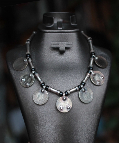 Авторские украшения. Колье в этническом стиле ручной работы.