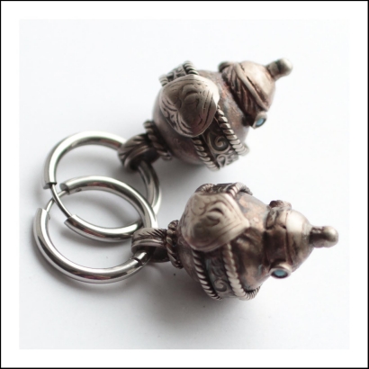 Авторские украшения. Серьги ручной работы в этническом стиле Авторские украшения. Серьги ручной работы в этническом стиле