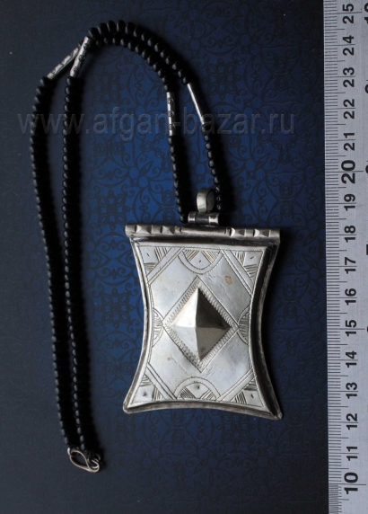 Туарегский мужской амулет "Ктаб" или "Тчерот". Марокко, Мавритания или Нигер, 20