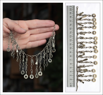 этническая фурнитура для расшивки костюма. Кучи цепи