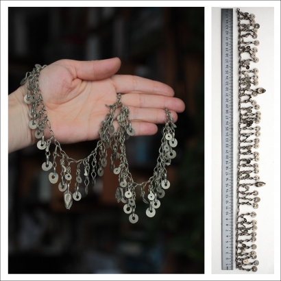 этническая фурнитура для расшивки костюма. Кучи цепи