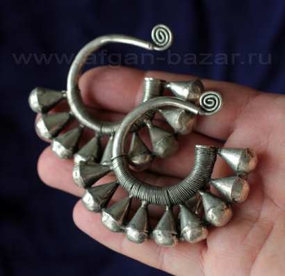 Серьги в стиле Трайбл Китай, народность Миао (Хмонг) Серьги в стиле Трайбл Китай, народность Миао (Хмонг)