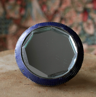 Традиционный мультанский свадебный перстень с зеркальной вставкой