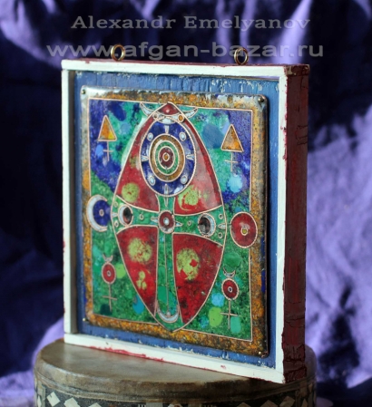 Александр Емельянов. Панно из алхимической серии "Мистерия Жизни" или OPUS MAGNU