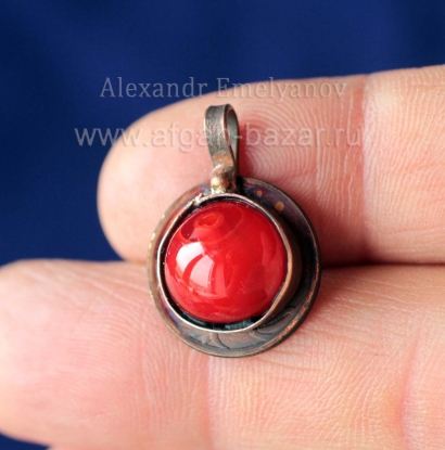 Подвеска из монеты в афганском стиле. Автор - Емельянов Александр