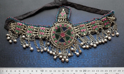 Афганская налобная повязка "Силсила" (Silsila). Афганистан (Пактия, Хост) или За