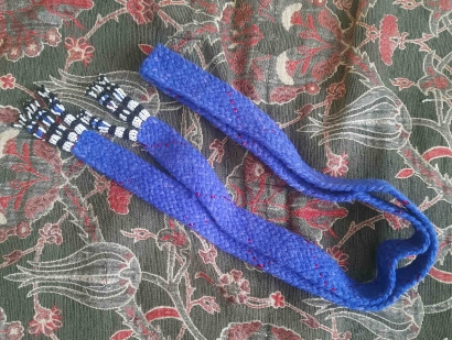 Афганский пояс для традиционного костюма (Шальвар-о-камиз) с бисерными кистями