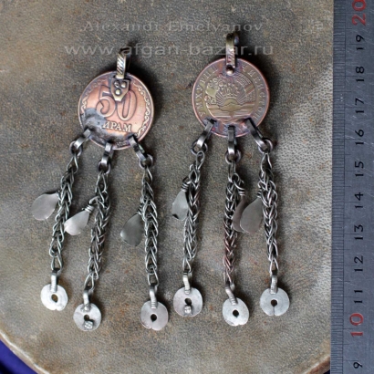 Лот из двух подвесок из монет в афганском стиле. Автор - Емельянов Александр Лот из двух подвесок из монет в афганском стиле. Автор - Емельянов Александр
