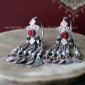 Афганские племенные серьги в стиле Трайбл (Kuchi jewelery)