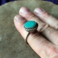 Афганский перстень с бирюзовой мастикой