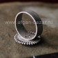 Старое афганское кольцо с солярной символикой