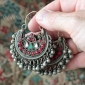 Афганские племенные серьги - височные подвески (Kuchi Tribal jewelry)