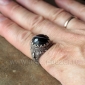 Перстень в йеменском стиле с агатом (ониксом). Ближний Восток, современная работ
