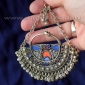 Височная подвеска без пары. Пакистан, племена Кучи (Kuchi Tribal jewelry), 20 в.