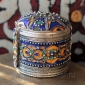 Марокканская шкатулка-браслет с горячей эмалью