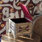 Марокканская шкатулка с горячей эмалью. Марокко, Анти-Атлас (Тизнит-Тарудант), с