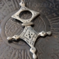 Массивный туарегский амулет по мотивам знаменитых крестов Agades cross
