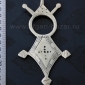 Массивный туарегский амулет по мотивам знаменитых крестов Agades cross