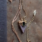 Кулон на цепочке в стиле Арт деко