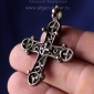 Кулон-крест в византийском стиле. Автор - Александр Емельянов