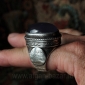 Роскошный мужской перстень с халцедоном и каллиграфическими надписями - размер -