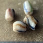 Винтажные африканские стеклянные бусины Кробо - African Ghana Krobo Beads. Лот и