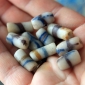 Африканские стеклянные бусины Кробо - African Ghana Krobo Beads. Лот из десяти бусин Африканские стеклянные бусины Кробо - African Ghana Krobo Beads. Лот из десяти б