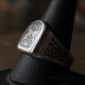 Винтажный серебряный перстень с чернью. СССР, Дагестан, Кубачи, конец 20 века