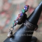 Перстень в индийском стиле, выполненный по образцу традиционных кашмирских украш