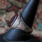 Иранский мужской перстень с сердоликом.  Иран, 20 век