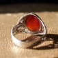 Винтажный иранский мужской перстень с йеменским сердоликом Aqeek Yamani. Иран, 2