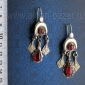 Афганские серьги. Афганистан, народность Хазара, 20 в.