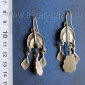 Афганские серьги. Афганистан, народность Хазара, 20 в.