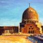 Александр Емельянов. Каир, мамлюкская мечеть (мечеть султана Аль Муайида). Холст