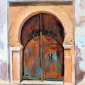 Александр Емельянов. Дверь берберского дома. Тунис, Кайруван