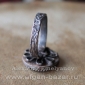 Перстень с горячей эмалью, сделанный из пакистанской монеты конца 20 в. Автор - 